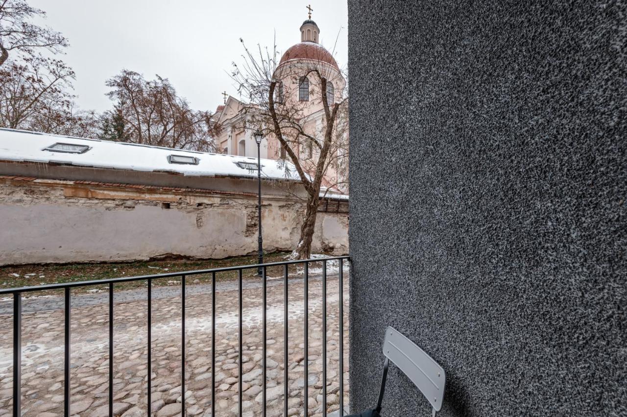 Ivis House Modern Apartment In Vilnius Old Town With Balcony VNO Exteriör bild