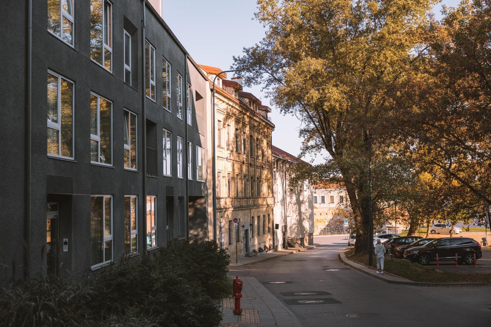 Ivis House Modern Apartment In Vilnius Old Town With Balcony VNO Exteriör bild